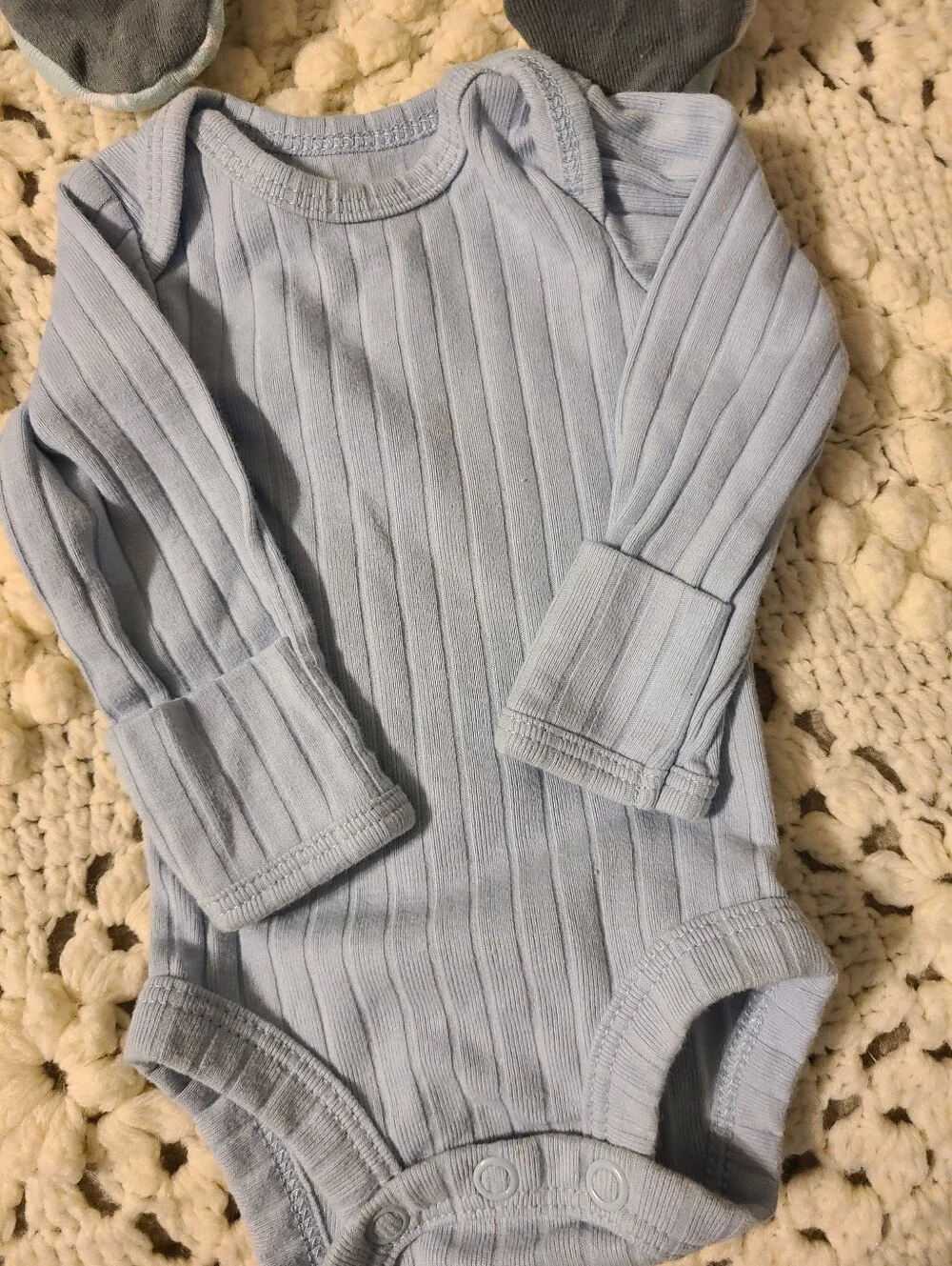 Baby Onesie Bundle - Blue, Mint, Gray & White